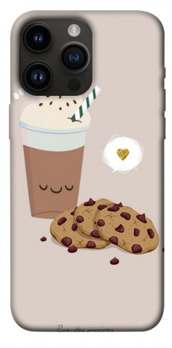 Чехол itsPrint Кофе с печеньем для Apple iPhone 14 Pro Max (6.7")