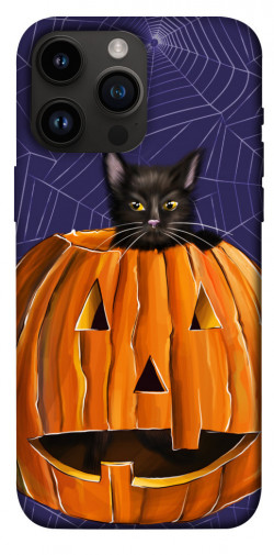 Чехол itsPrint Cat and pumpkin для Apple iPhone 14 Pro Max (6.7")