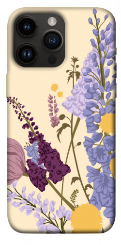 Чохол itsPrint Flowers art для Apple iPhone 14 Pro Max (6.7")