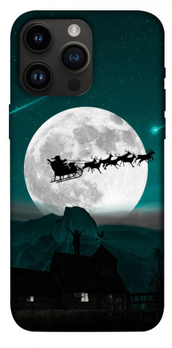 Чехол itsPrint Санта на санях для Apple iPhone 14 Pro Max (6.7")