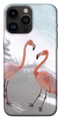 Чехол itsPrint Flamingos для Apple iPhone 14 Pro Max (6.7")