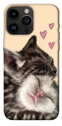 Чехол itsPrint Cats love для Apple iPhone 14 Pro Max (6.7")