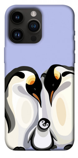 Чохол itsPrint Penguin family для Apple iPhone 14 Pro Max (6.7")