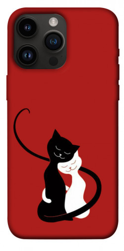 Чехол itsPrint Влюбленные коты для Apple iPhone 14 Pro Max (6.7")