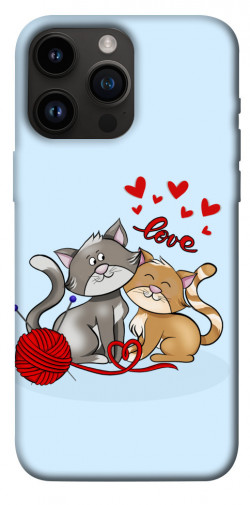 Чохол itsPrint Два коти Love для Apple iPhone 14 Pro Max (6.7")