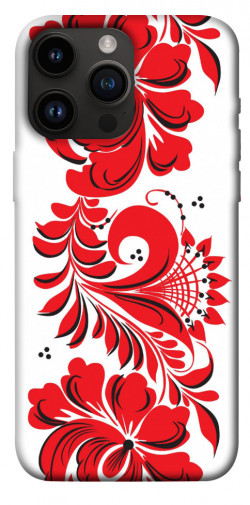 Чехол itsPrint Червона вишиванка для Apple iPhone 14 Pro Max (6.7")