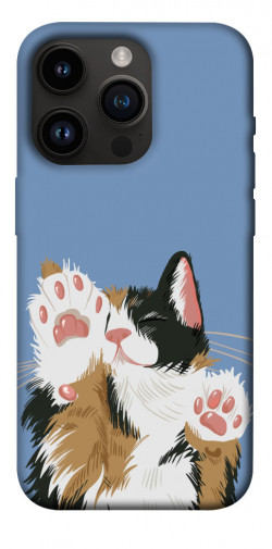 Чехол itsPrint Funny cat для Apple iPhone 14 Pro (6.1")