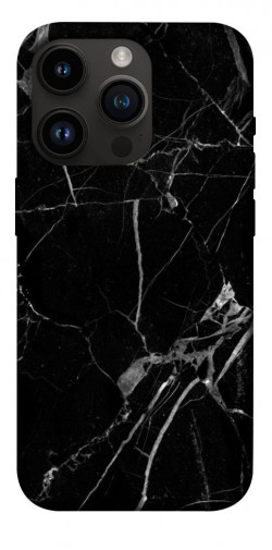 Чехол itsPrint Черный мрамор для Apple iPhone 14 Pro (6.1")