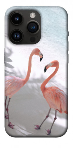 Чехол itsPrint Flamingos для Apple iPhone 14 Pro (6.1")