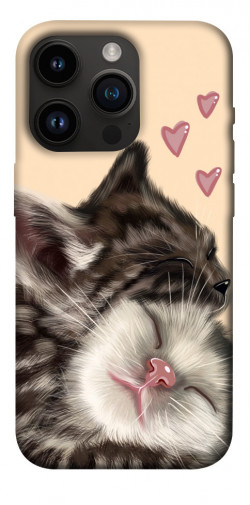 Чехол itsPrint Cats love для Apple iPhone 14 Pro (6.1")