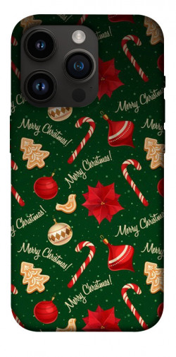 Чехол itsPrint Merry Christmas для Apple iPhone 14 Pro (6.1")
