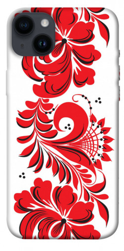 Чехол itsPrint Червона вишиванка для Apple iPhone 14 Plus (6.7")