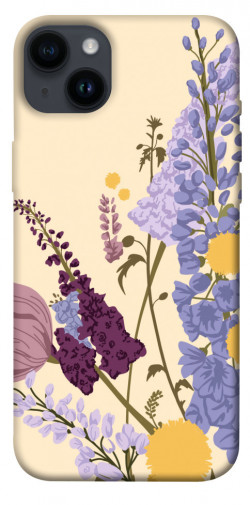 Чехол itsPrint Flowers art для Apple iPhone 14 Plus (6.7")