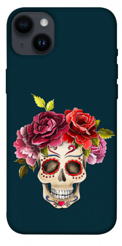Чехол itsPrint Flower skull для Apple iPhone 14 Plus (6.7")