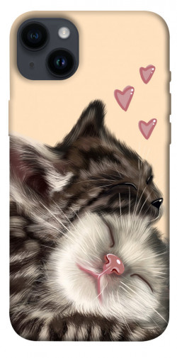 Чехол itsPrint Cats love для Apple iPhone 14 Plus (6.7")