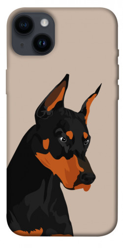 Чехол itsPrint Doberman для Apple iPhone 14 Plus (6.7")