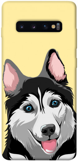 Чехол itsPrint Husky dog для Samsung Galaxy S10+