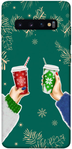 Чехол itsPrint Winter drinks для Samsung Galaxy S10+