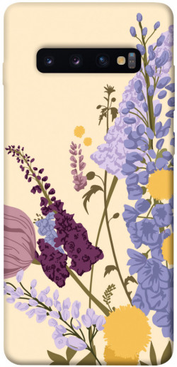 Чехол itsPrint Flowers art для Samsung Galaxy S10+