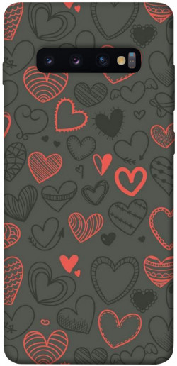 Чехол itsPrint Милые сердца для Samsung Galaxy S10+