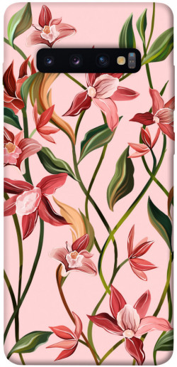 Чехол itsPrint Floral motifs для Samsung Galaxy S10+