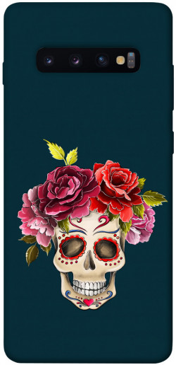 Чехол itsPrint Flower skull для Samsung Galaxy S10+