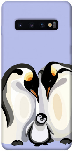 Чехол itsPrint Penguin family для Samsung Galaxy S10+