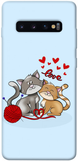 Чехол itsPrint Два кота Love для Samsung Galaxy S10+