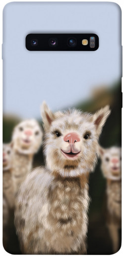 Чохол itsPrint Funny llamas для Samsung Galaxy S10+