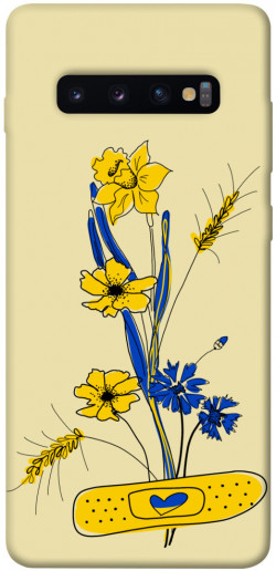 Чехол itsPrint Українські квіточки для Samsung Galaxy S10+