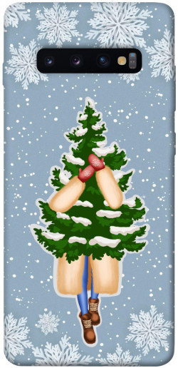 Чехол itsPrint Christmas tree для Samsung Galaxy S10+