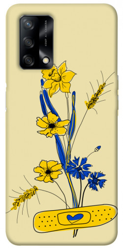 Чохол itsPrint Українські квіточки для Oppo A74 4G