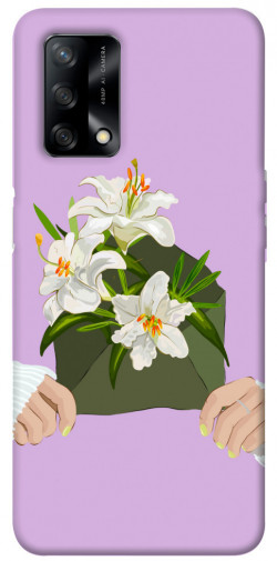 Чехол itsPrint Flower message для Oppo A74 4G