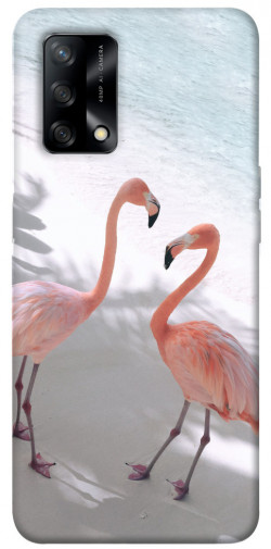 Чехол itsPrint Flamingos для Oppo A74 4G