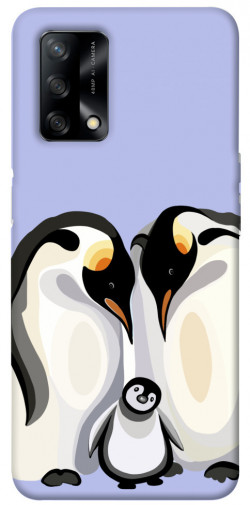 Чохол itsPrint Penguin family для Oppo A74 4G