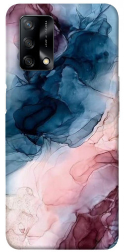 Чохол itsPrint Рожево-блакитні розводи для Oppo A74 4G