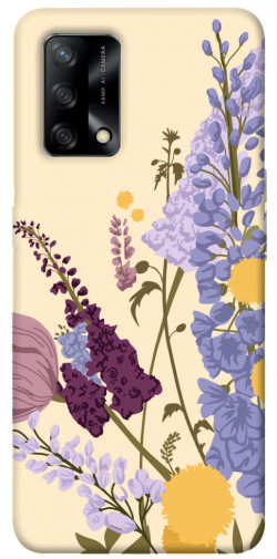 Чохол itsPrint Flowers art для Oppo A74 4G