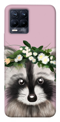 Чехол itsPrint Raccoon in flowers для Realme 8