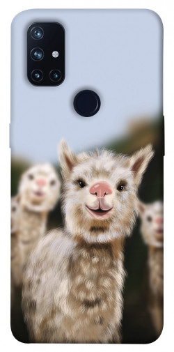 Чехол itsPrint Funny llamas для OnePlus Nord N10 5G