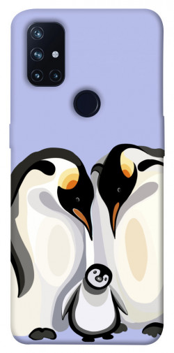 Чехол itsPrint Penguin family для OnePlus Nord N10 5G