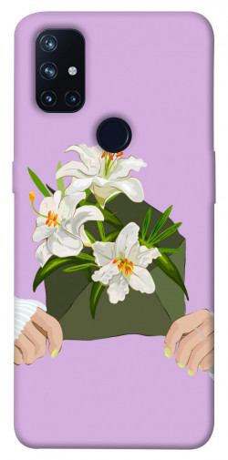 Чехол itsPrint Flower message для OnePlus Nord N10 5G
