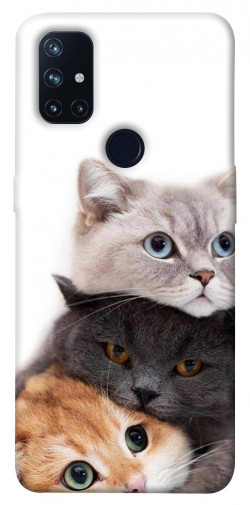 Чехол itsPrint Три кота для OnePlus Nord N10 5G