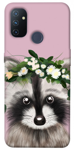 Чехол itsPrint Raccoon in flowers для OnePlus Nord N100