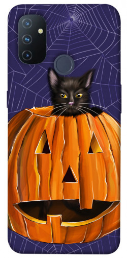 Чехол itsPrint Cat and pumpkin для OnePlus Nord N100