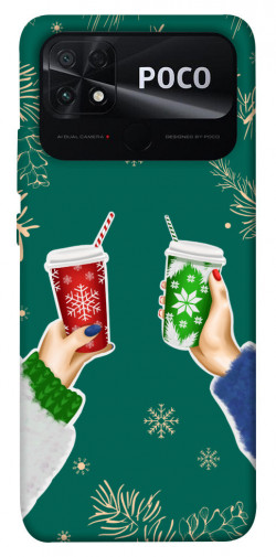Чохол itsPrint Winter drinks для Xiaomi Poco C40