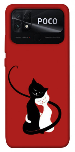 Чехол itsPrint Влюбленные коты для Xiaomi Poco C40