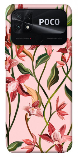 Чехол itsPrint Floral motifs для Xiaomi Poco C40