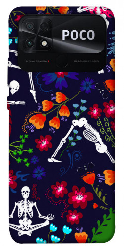 Чохол itsPrint Yoga skeletons для Xiaomi Poco C40