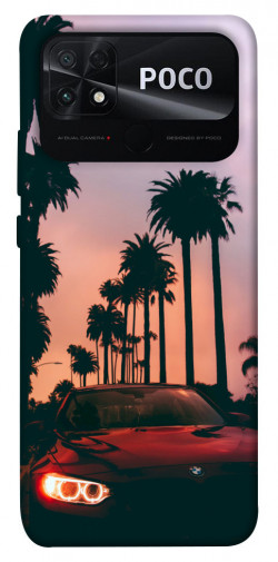 Чехол itsPrint BMW at sunset для Xiaomi Poco C40