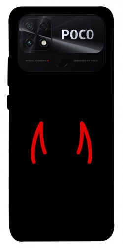 Чохол itsPrint Red horns для Xiaomi Poco C40